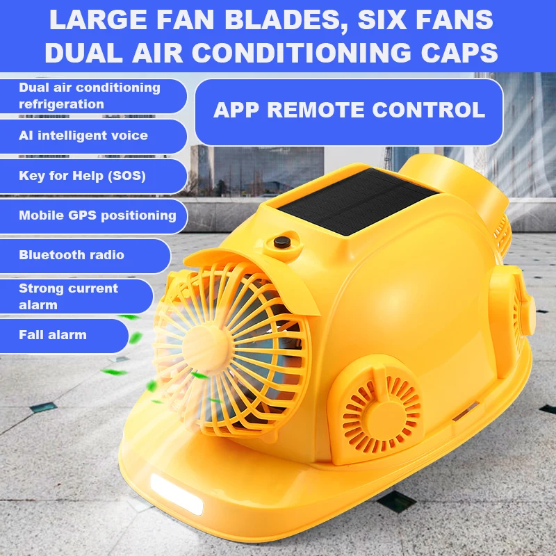 Electric Fan Hard Hat