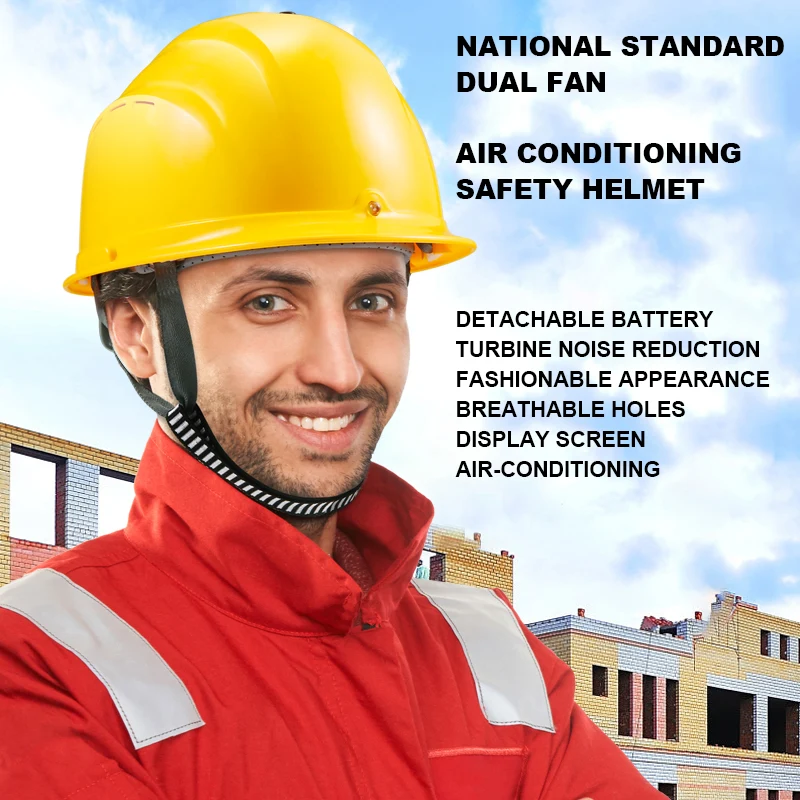 Hard Hat with Cooling Fan