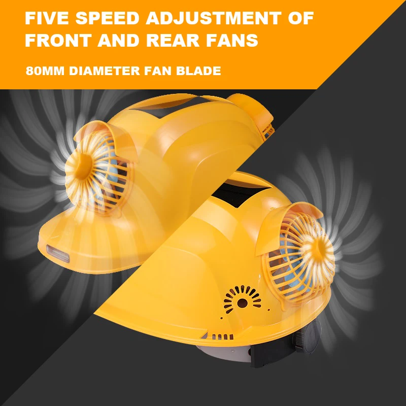 Solar Safety Helmet with Fan