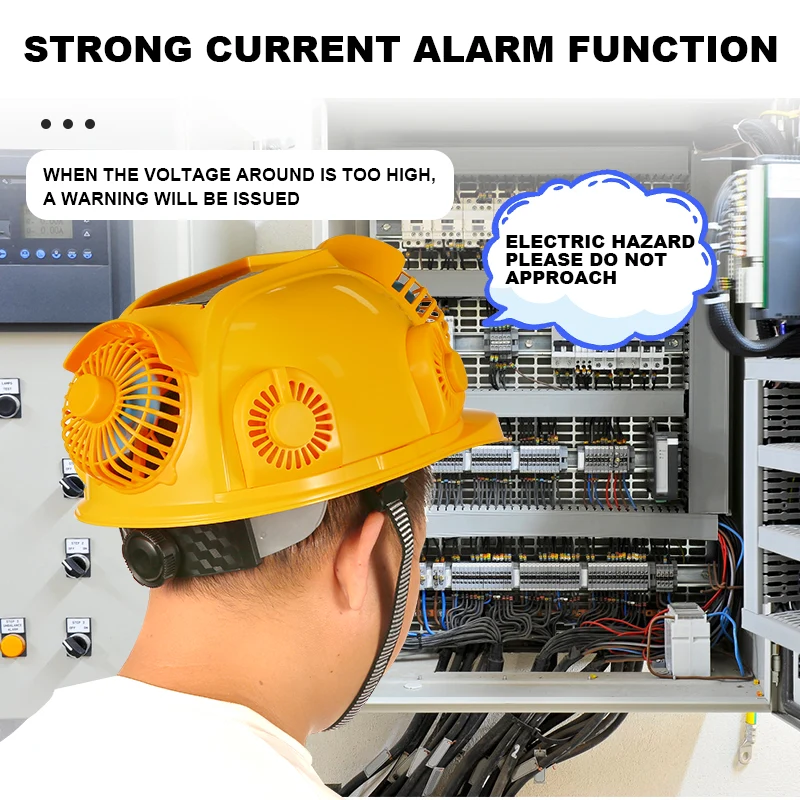 Electric Fan Hard Hat