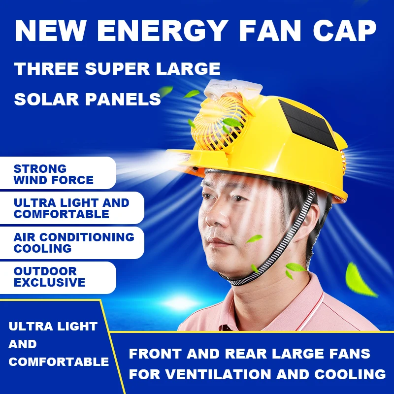 Site Cooling Safety Helmet