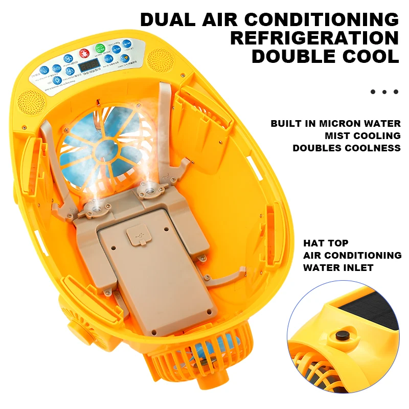 Electric Fan Hard Hat