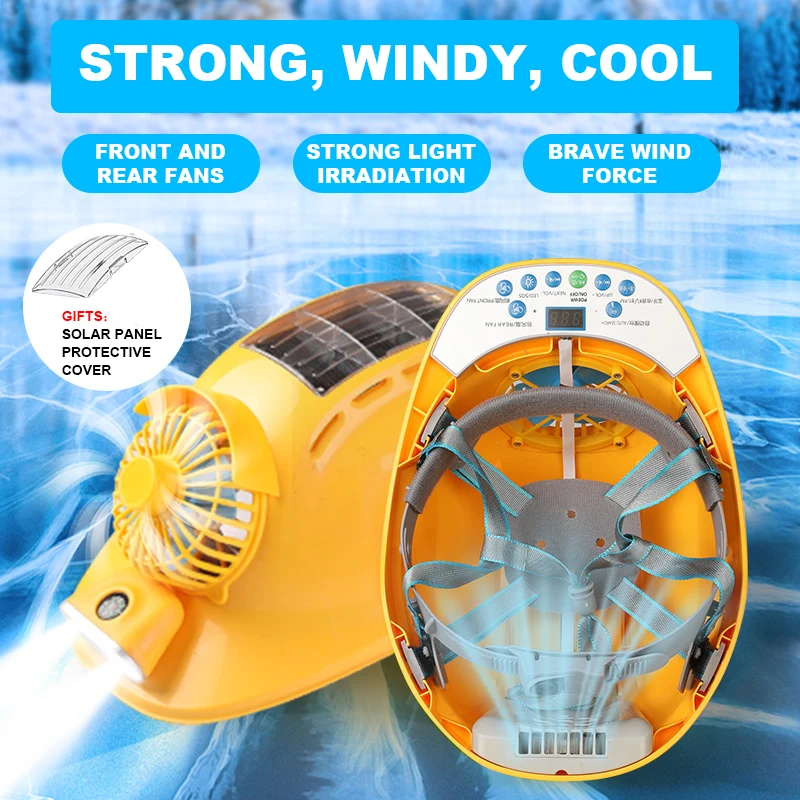 Lightweight Fan Safety Helmet
